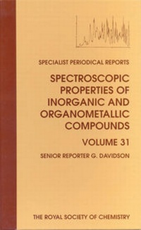 Abbildung von: Spectroscopic Properties of Inorganic and Organometallic Compounds - Royal Society of Chemistry