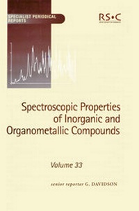 Abbildung von: Spectroscopic Properties of Inorganic and Organometallic Compounds - Royal Society of Chemistry