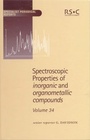 Cover: Spectroscopic Properties of Inorganic and Organometallic Compounds - Royal Society of Chemistry