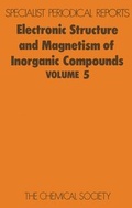 Cover: Electronic Structure and Magnetism of Inorganic Compounds - Royal Society of Chemistry