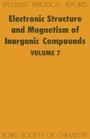 Cover: Electronic Structure and Magnetism of Inorganic Compounds - Royal Society of Chemistry