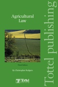 Cover: Agricultural Law - Tottel Publishing