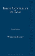 Cover: Irish Conflicts of Law - Bloomsbury Professional