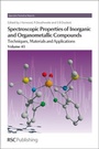 Cover: Spectroscopic Properties of Inorganic and Organometallic Compounds - Royal Society of Chemistry