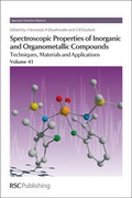 Cover: Spectroscopic Properties of Inorganic and Organometallic Compounds - Royal Society of Chemistry