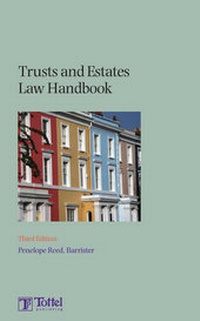 Abbildung von: Trusts and Estates Law Handbook - Tottel Publishing