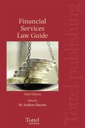 Cover: Financial Services Law Guide - Tottel Publishing