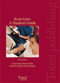 Enlarge image Cover: Scots Law - Tottel Publishing