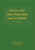 Cover: Privacy and Data Protection Law in Ireland - Tottel Publishing