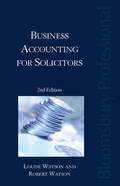Cover: Business Accounting for Solicitors - Bloomsbury Professional