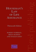 Cover: Houseman's Law of Life Assurance - Tottel Publishing