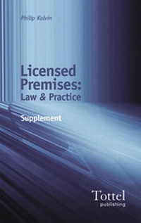 Abbildung von: Licensed Premises - Tottel Publishing