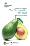 Cover: McCance and Widdowson's The Composition of Foods - Royal Society of Chemistry