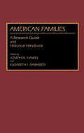 Cover: American Families - Greenwood Press