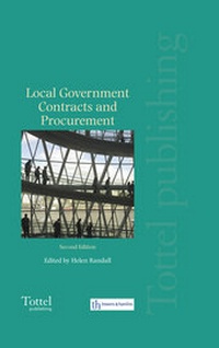 Abbildung von: Local Government Contracts and Procurement - Tottel Publishing
