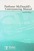 Cover: Professor Mcdonald's Conveyancing Manual - Tottel Publishing