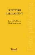 Cover: The Scottish Parliament - Tottel Publishing