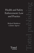 Cover: Health and Safety Enforcement - Tottel Publishing