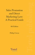 Cover: Sales Promotion and Direct Marketing Law - Tottel Publishing
