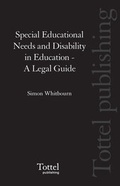 Cover: Special Educational Needs and Disability in Education - Tottel Publishing