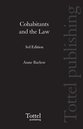 Cover: Cohabitants and the Law - Tottel Publishing