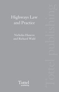 Cover: Highways Law and Practice - Tottel Publishing