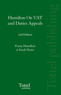 Cover: Hamilton on VAT and Duties Appeals - Tottel Publishing