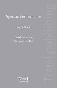 Abbildung von: Specific Performance - Tottel Publishing