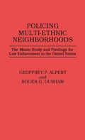 Cover: Policing Multi-Ethnic Neighborhoods - Praeger Publishers Inc