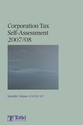 Cover: Corporation Tax Self-Assessment 2007-2008 - Tottel Publishing