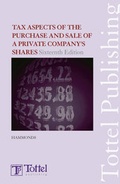 Cover: Tax Aspects of the Purchase and Sale of a Private Company's Shares - Tottel Publishing