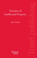 Cover: Taxation of Intellectual Property - Tottel Publishing