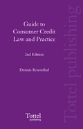 Cover: Guide to Consumer Credit Law and Practice - Tottel Publishing