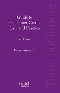 Enlarge image Cover: Guide to Consumer Credit Law and Practice - Tottel Publishing