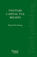 Cover: Venture Capital Tax Reliefs - Tottel Publishing