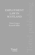 Cover: Employment Law in Scotland - Tottel Publishing