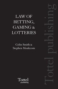 Abbildung von: The Law of Betting, Gaming and Lotteries - Tottel Publishing
