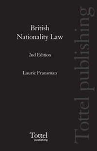 Abbildung von: British Nationality Law - Tottel Publishing