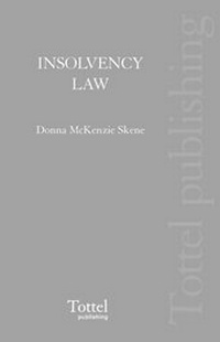 Abbildung von: Insolvency Law in Scotland - Tottel Publishing