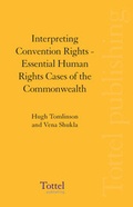 Cover: Interpreting Convention Rights - Tottel Publishing