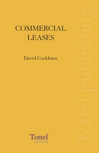 Abbildung von: Commercial Leases - Tottel Publishing