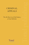 Cover: Criminal Appeals - Tottel Publishing