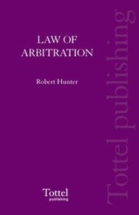 Abbildung von: The Law of Arbitration in Scotland - Tottel Publishing