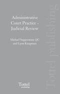 Cover: Administrative Court Practice - Tottel Publishing