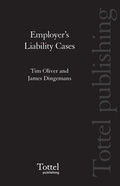 Cover: Employer's Liability Cases - Tottel Publishing