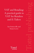 Cover: VAT and Retailing - Tottel Publishing