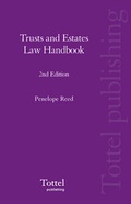 Cover: Trusts and Estates Law Handbook - Tottel Publishing