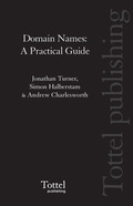 Cover: Domain Names - Tottel Publishing