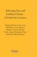 Cover: Advising Gay and Lesbian Clients - Tottel Publishing