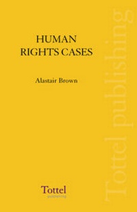 Enlarge image Cover: Human Rights Cases - Tottel Publishing